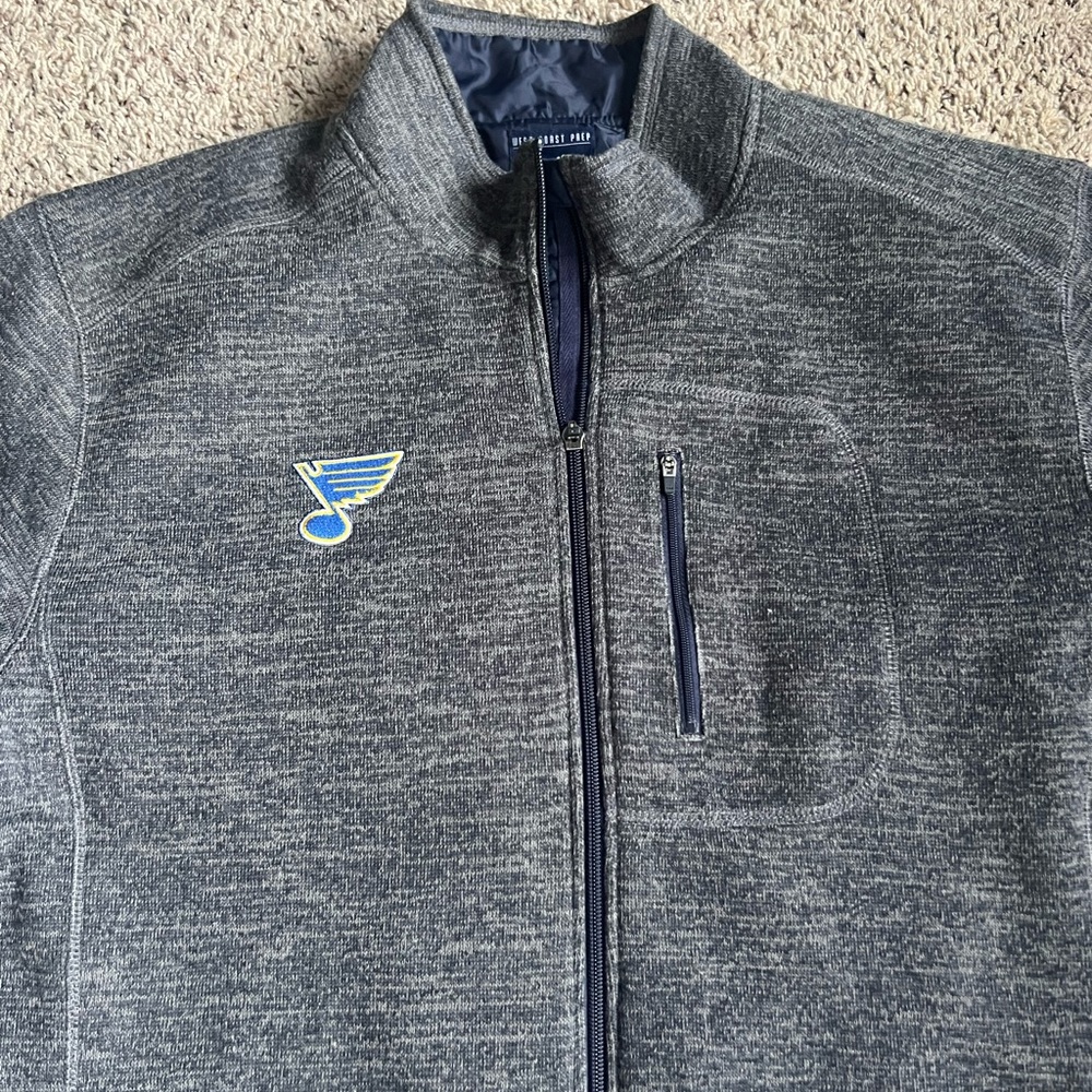Johnnie-O Full Zip Fleece Jacket XL St. Louis Blues Hockey NHL